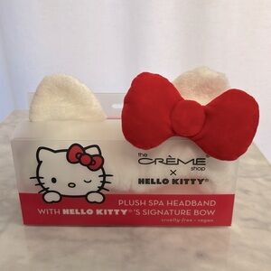 Hello Kitty Plush Spa Headband with Signature Bow